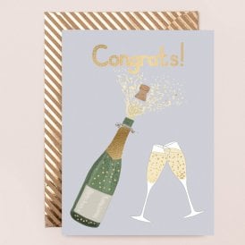 Congratulations Gold Foiled Card