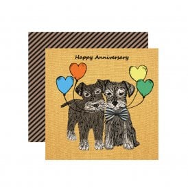 Happy Anniversary Schnauzer Card