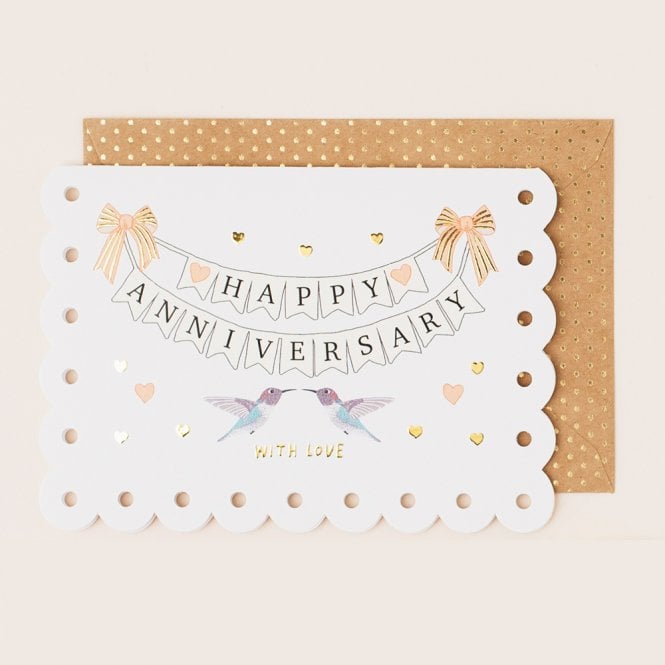 Apple & Clover Happy Anniversary with Love Card