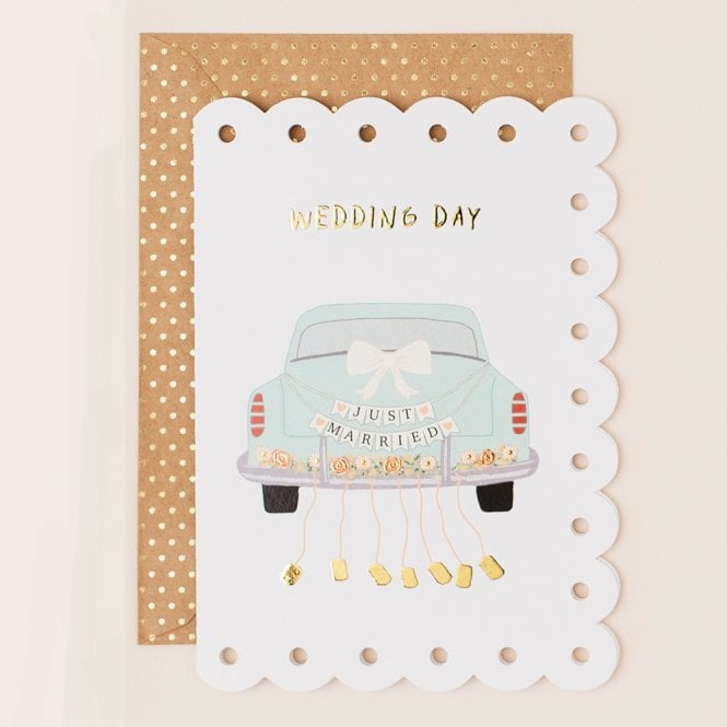 Apple & Clover Wedding Day Car Card