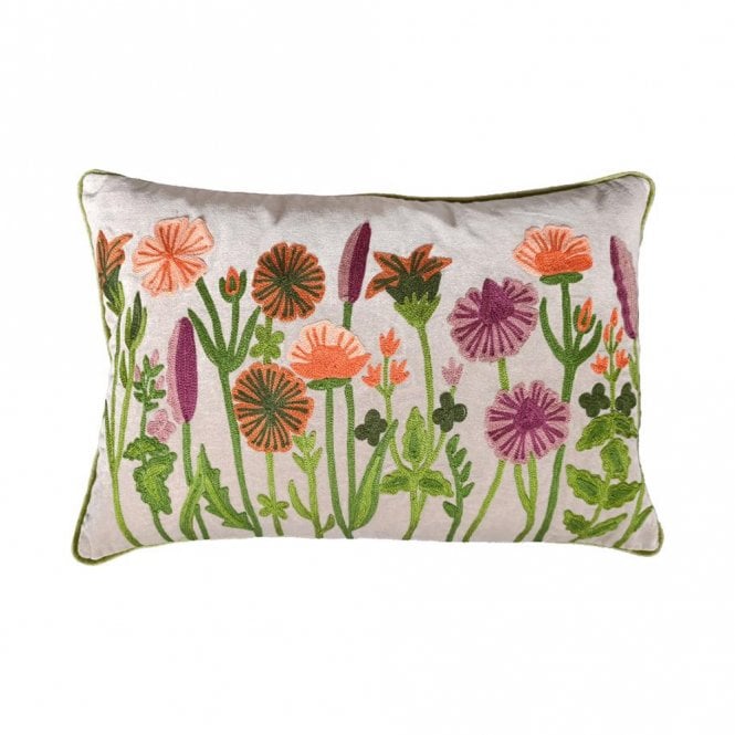 Aquarelle Home Anya Rose Velvet Cushion