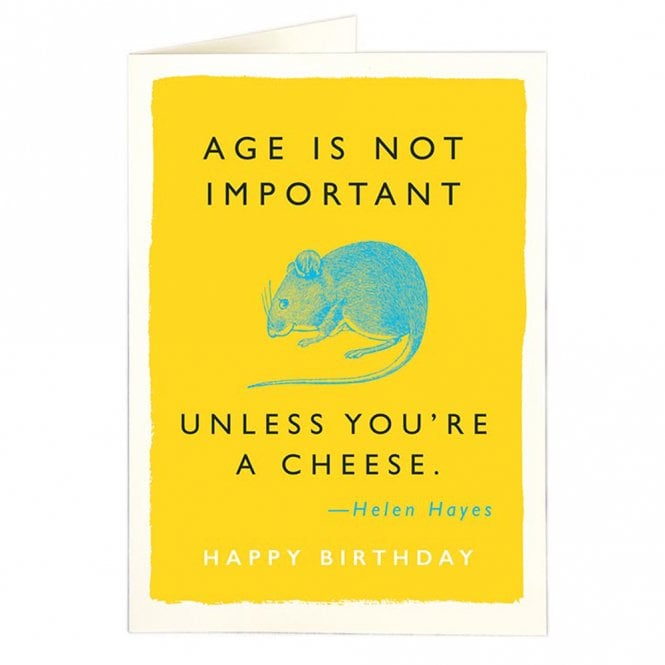 Archivist Age is Not Important Card