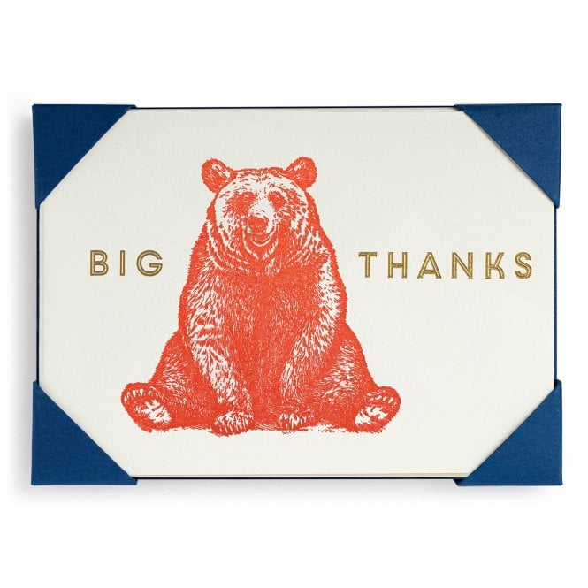 Archivist Big Thanks Pack of 5 Notecards