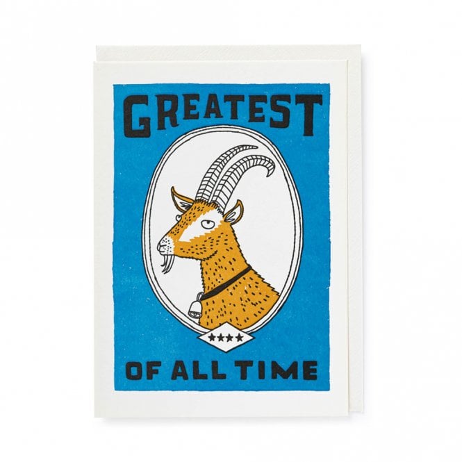 Archivist Greatest of All Time Goathead Card