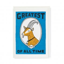 Greatest of All Time Goathead Card