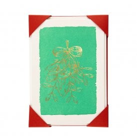 Mistletoe Pack of 5 Notecards