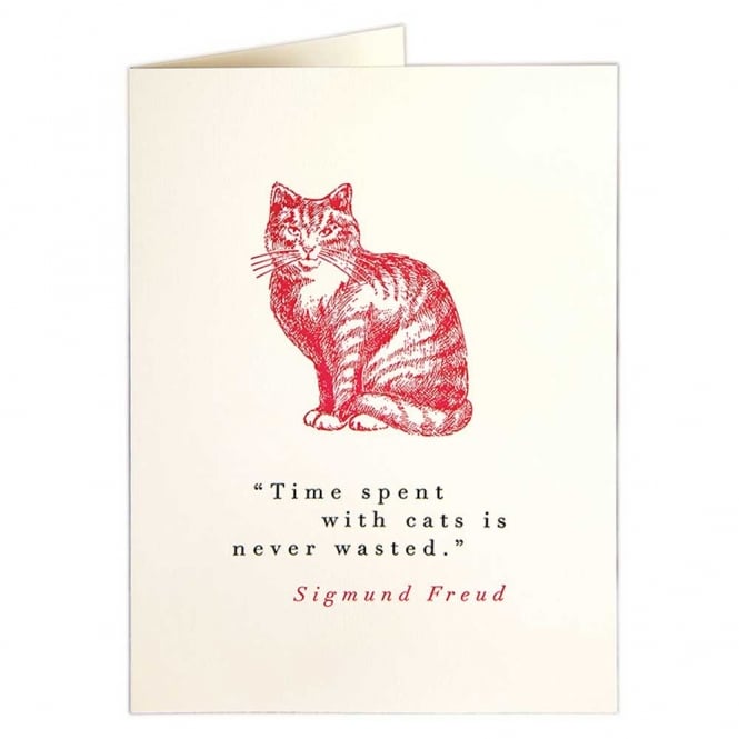 Archivist Time With Cats Card