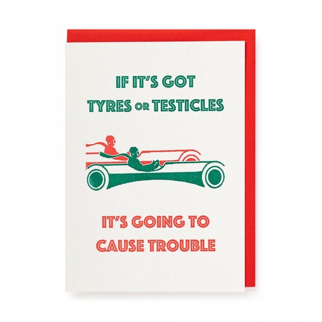 Archivist Tyres or Testicles Card