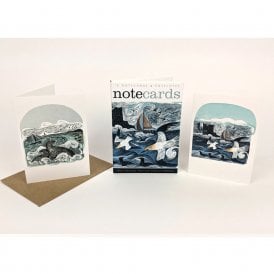 Angela Harding Gannets at Rathlin Island / Seal Song Notecard Pack