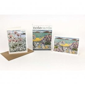 Angie Lewin Pebble Shore / Sea Pinks Island Shore Notecard Pack