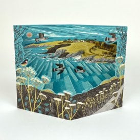 Matt Johnson Maenporth Coast Path 3D Card