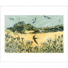 Niki Bowers Bayfield Swallows Card