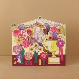 Alice Pattullo Flower Show Die-Cut Card