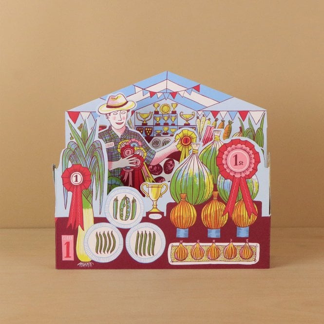 Art Angels Publishing Alice Pattullo Vegetable Show Die-Cut Card