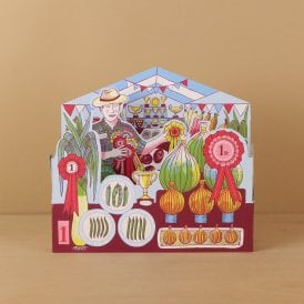Alice Pattullo Vegetable Show Die-Cut Card