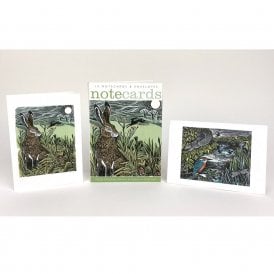 Angela Harding Hidden Hares / Kingfisher & Squirrel Notecard Pack