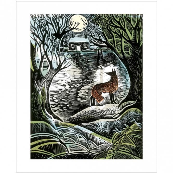 Angela Harding  Midnight Fox Card