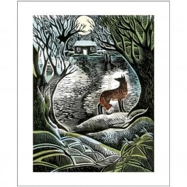 Angela Harding Midnight Fox Card