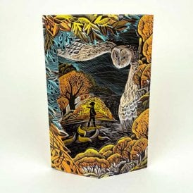 Angela Harding October Owl 3D Card