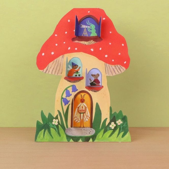 Art Angels Publishing Gemma Koomen Toadstool Cottage Die-Cut Card