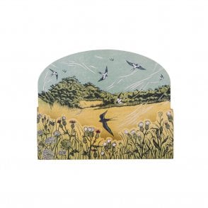 Niki Bowers Bayfield Swallows Die-Cut Card
