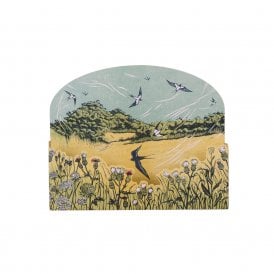 Niki Bowers Bayfield Swallows Die-Cut Card