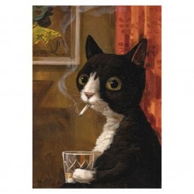 Alison Friend Grandma's Cat Card