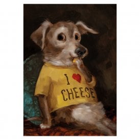 Alison Friend I Heart Cheese Card