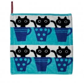 Cup MM Blue Guest Towel