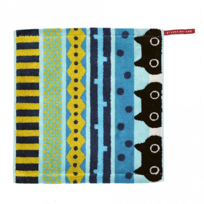 Atsuko Matano MM Ribbon Blue Guest Towel
