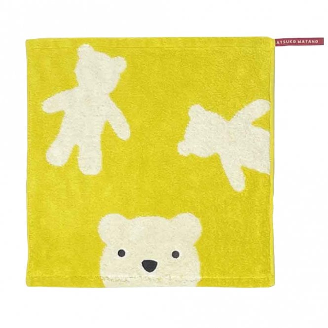Atsuko Matano Polar Bear Yellow Guest Towel
