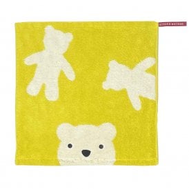 Polar Bear Yellow Guest Towel