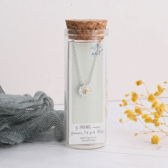 Attic Creations If Friends Were Flowers Daisy Necklace