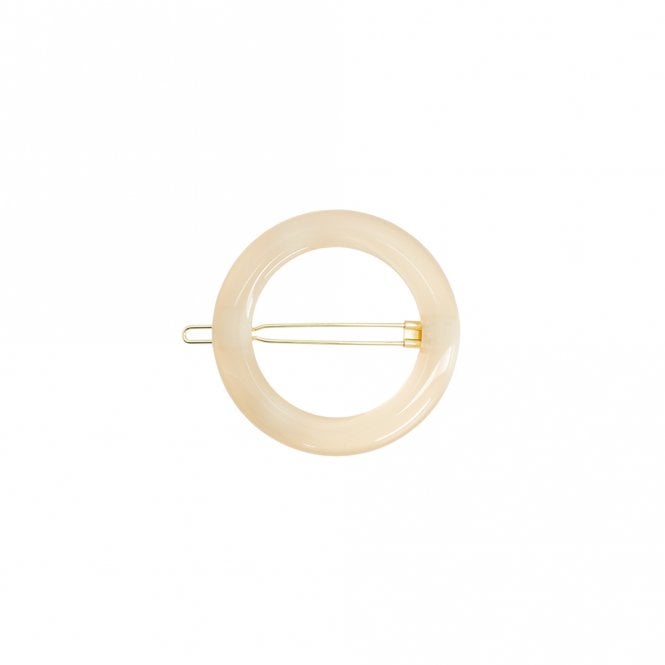 Bachca Paris Ivory Round Hair Clip