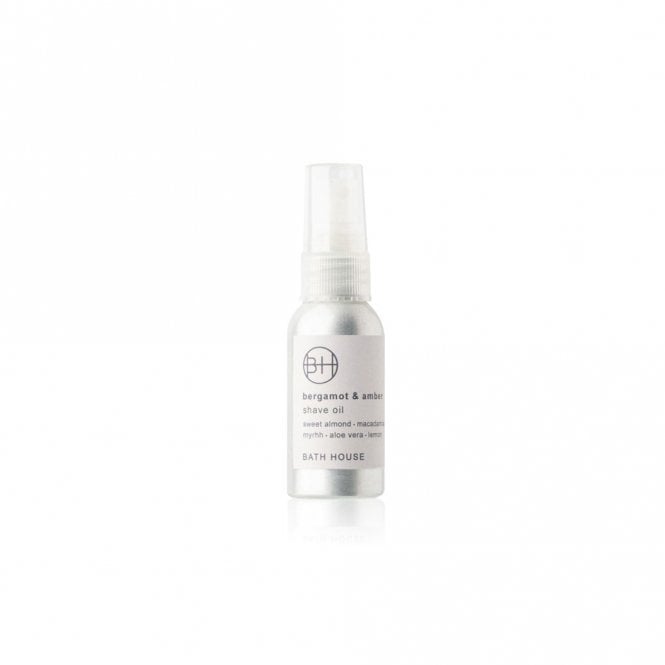 Bath House Bergamot & Amber Shave Oil 30ml