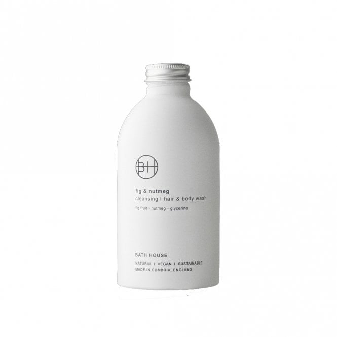 Bath House Fig & Nutmeg Hair and Body Wash 300ml