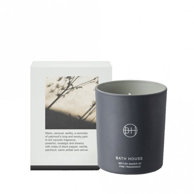 Bath House Patchouli & Black Pepper Scented Candle 200g