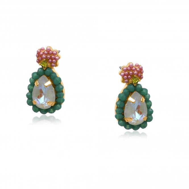 Big Metal London Fairy Kingdom Teardrop Petite Gold Earrings - Assorted