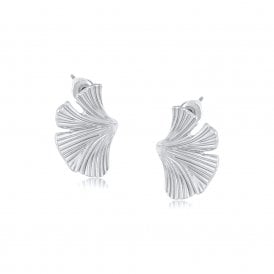 Julia Gynko Silver Stud Earrings