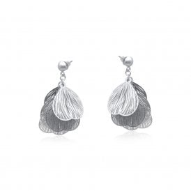 Livia Petal Silver Earrings
