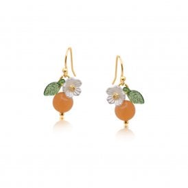 Marina Tangerine Fruits Drop Earrings