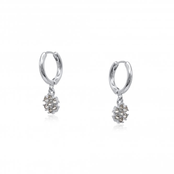 Big Metal London Symbols Of Power Petite Silver Earrings