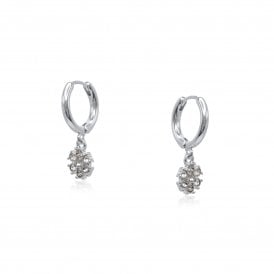 Symbols Of Power Petite Silver Earrings