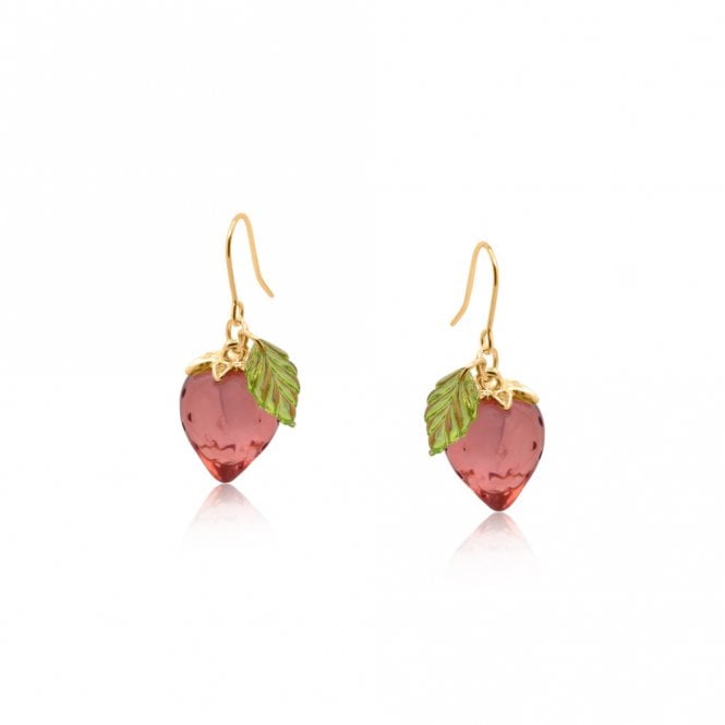 Big Metal London Yagoda Strawberry Drop Earrings