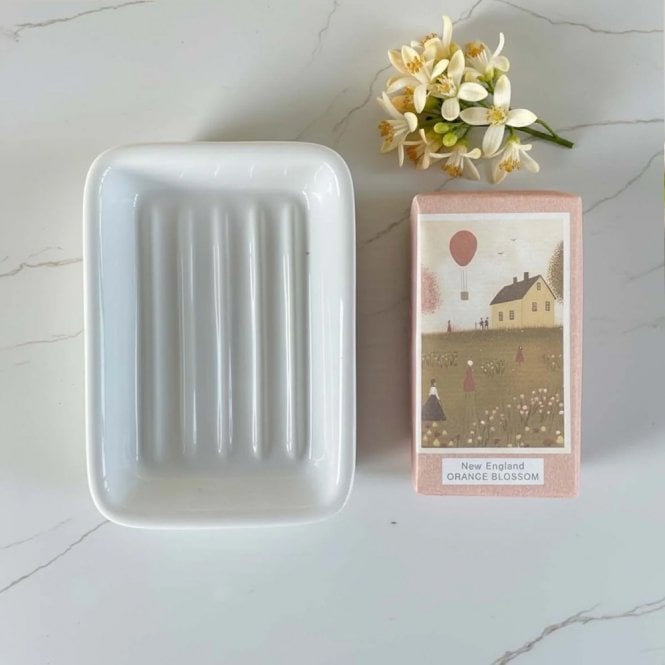 Biggie Best New England Orange Blossom Soap & Dish Set