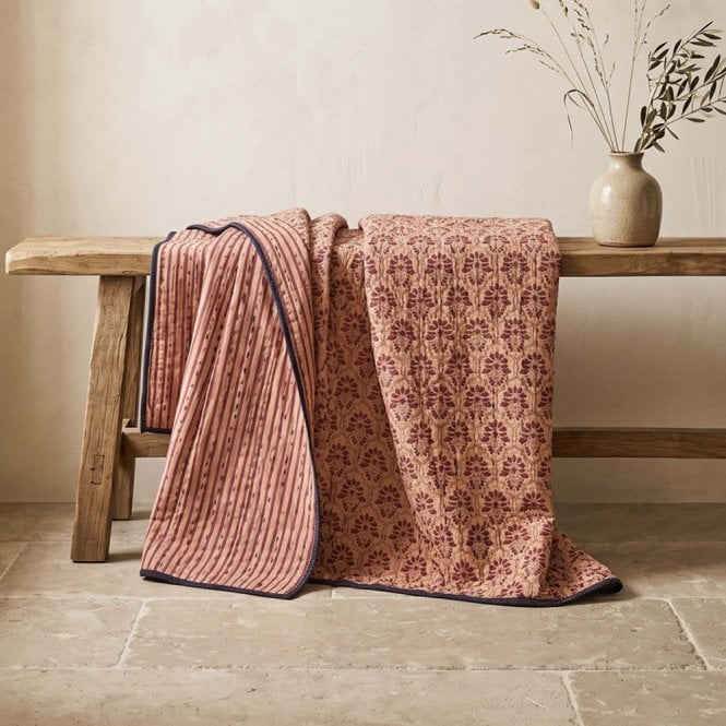 Biggie Best Riri Kantha Rouge Bedspread