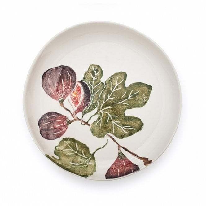 BlissHome Figs Round Shallow Serving Dish