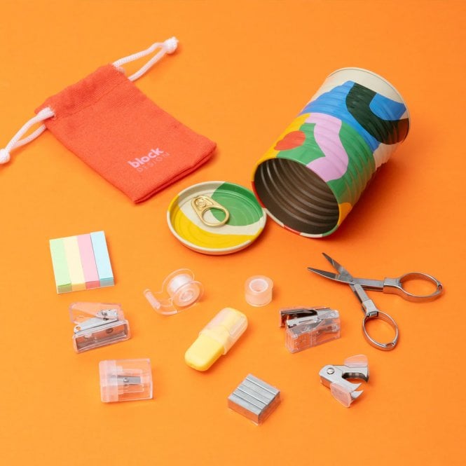 Block Design Desk Kit Tin