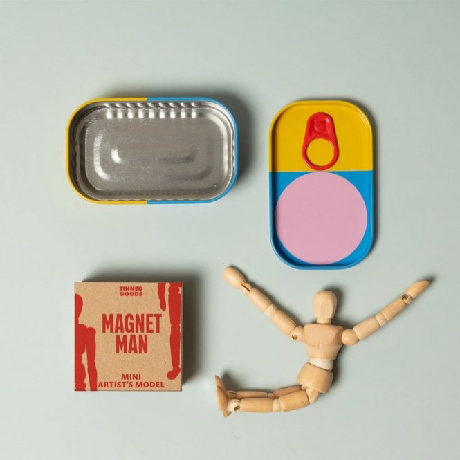 Block Design Magnet Mini Man Tin