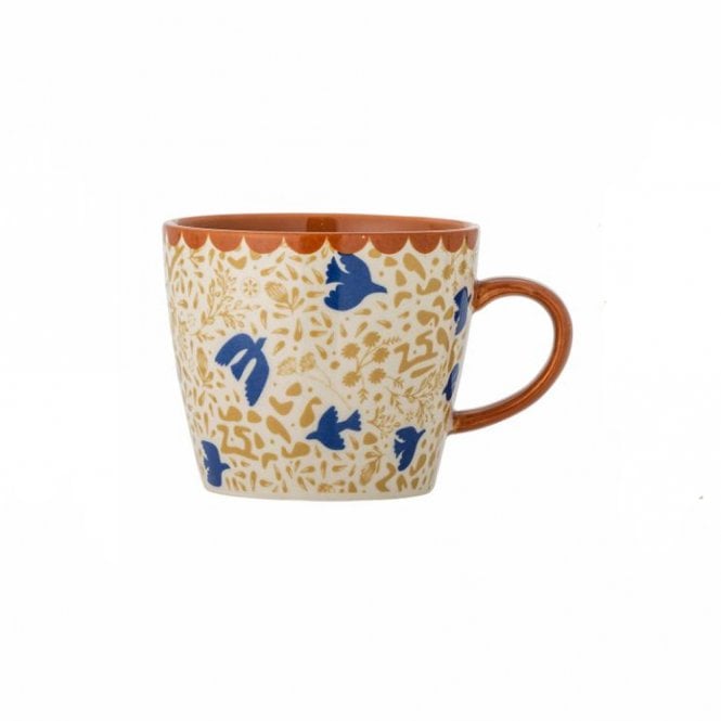 Bloomingville Anniversary Bird Rust Mug